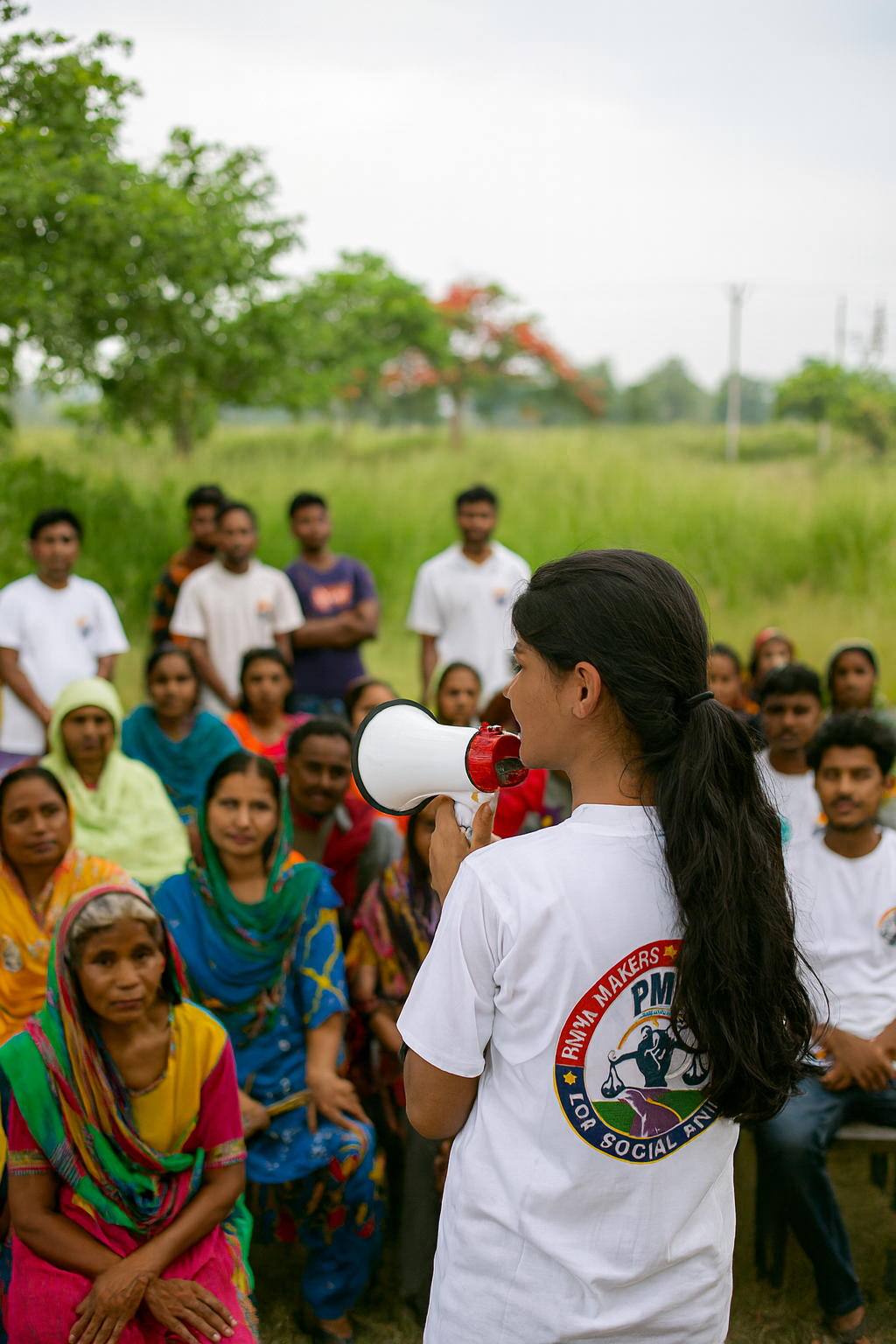 PMF community outreach event led by women